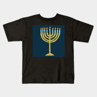 Menorah, Hanukkah, Chanukah Kids T-Shirt